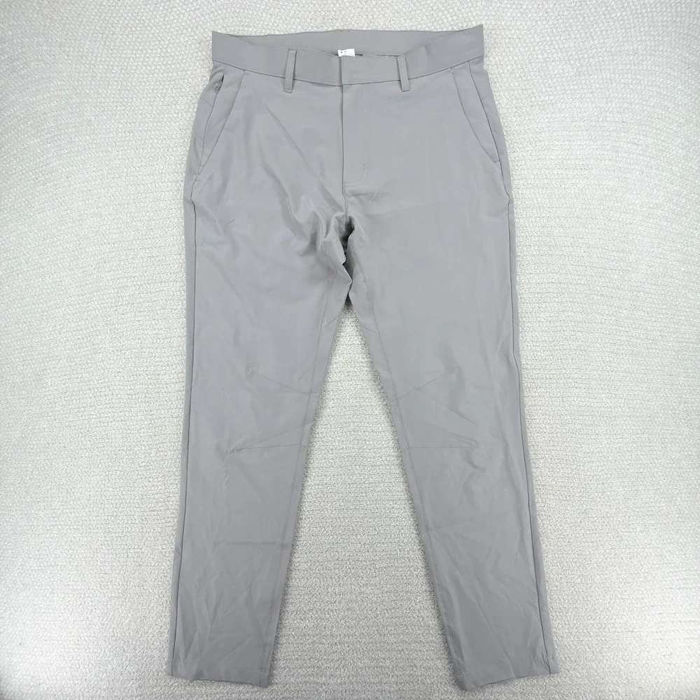 Fabletics The Only Pant Mens 32x32 Gray Performance Stretch Commuter Golf